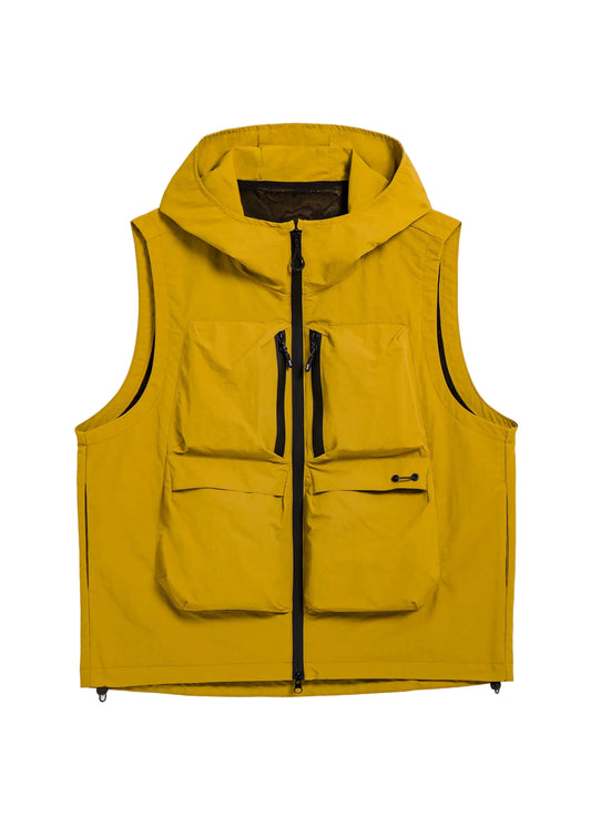 Women's Hooded Vest Boho Style Zippered Drawstring 4
