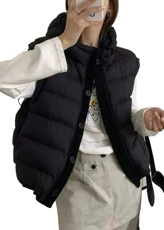 Women's Hooded Winter Vest Casual Style 0