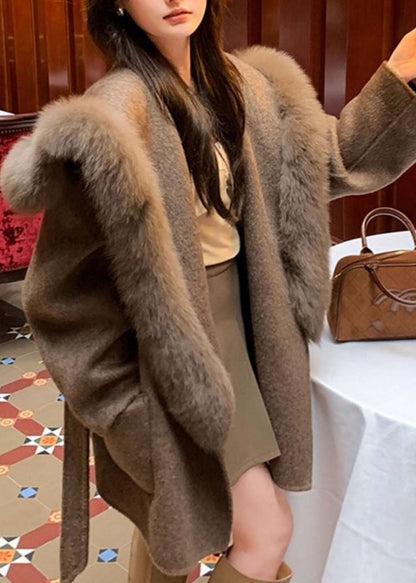 Women's Hoodie Coat Tie Waist Long Sleeve 4