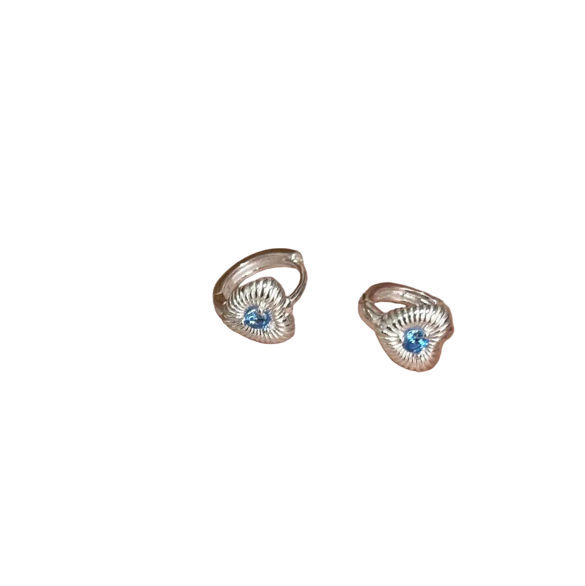 Women's Hoop Earrings with Crystal Accent 0