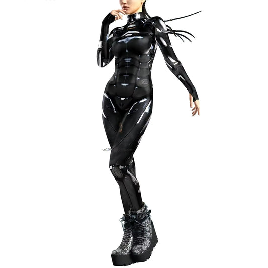 Women's Jumpsuit Futuristic Punk Style 0
