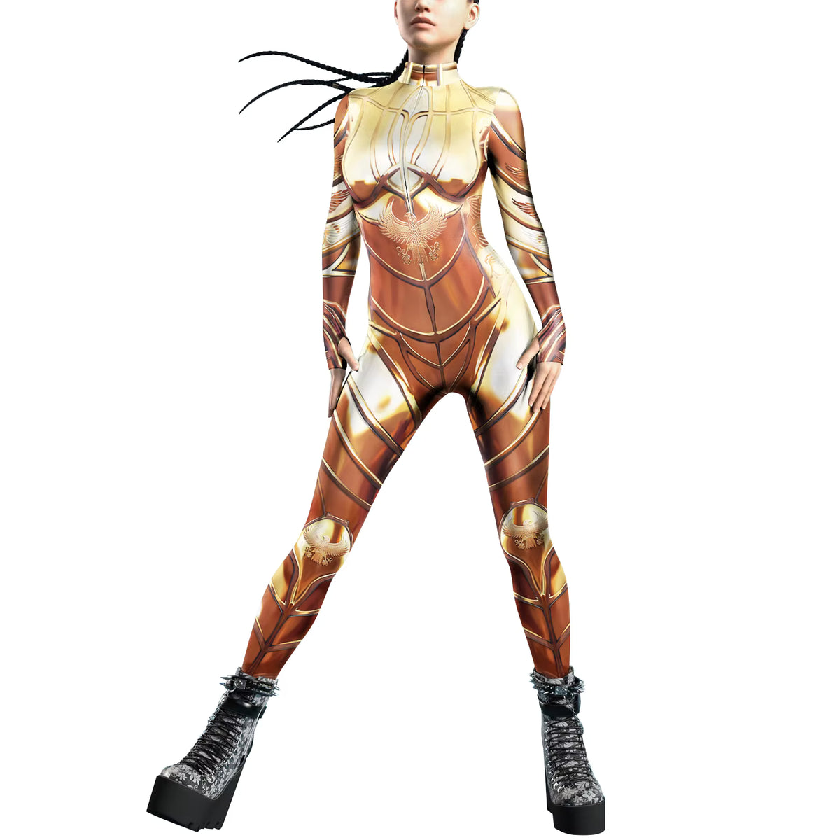 Women's Jumpsuit Futuristic Punk Style 11
