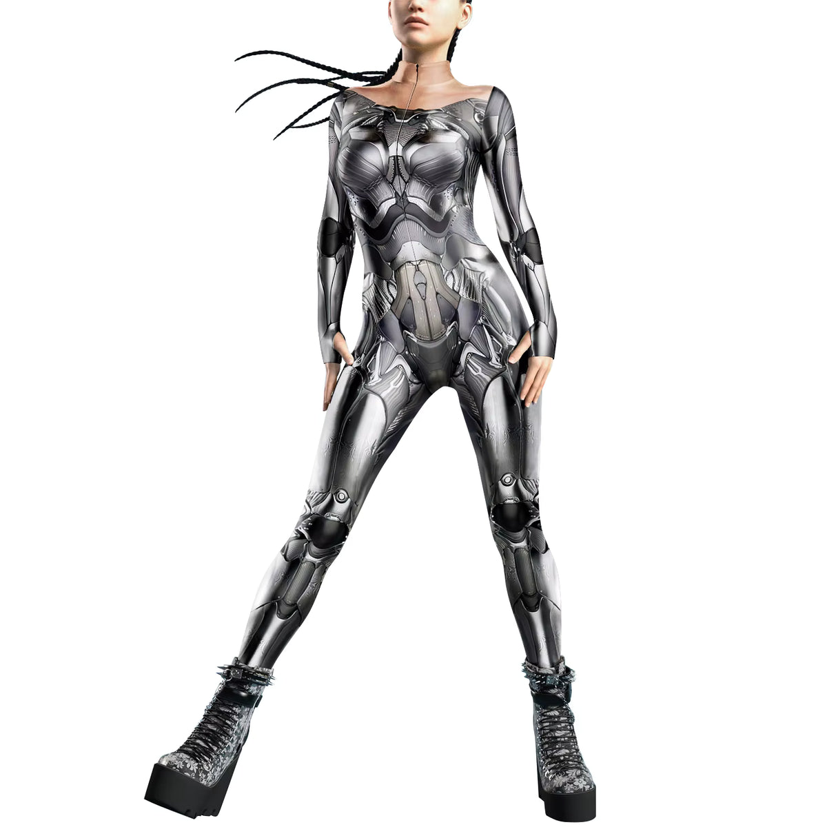 Women's Jumpsuit Futuristic Punk Style 13
