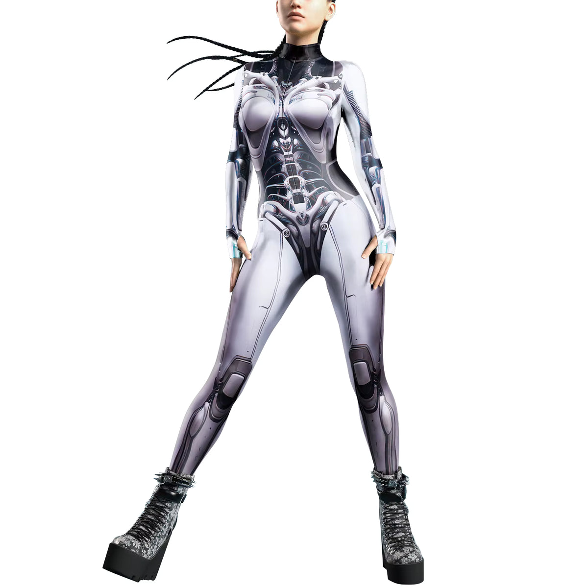 Women's Jumpsuit Futuristic Punk Style 14