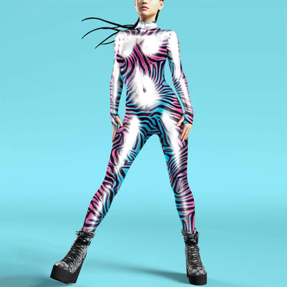 Women's Jumpsuit Futuristic Punk Style 16