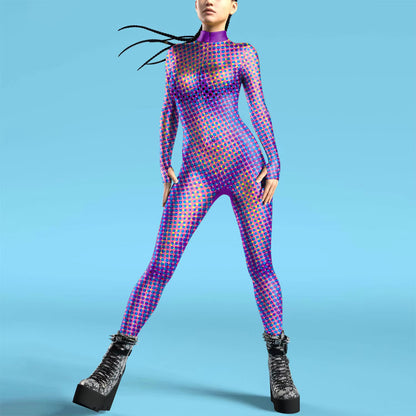 Women's Jumpsuit Futuristic Punk Style 17