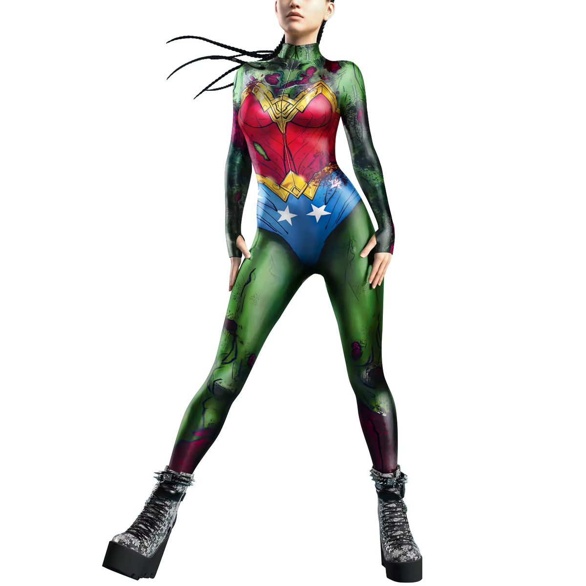 Women's Jumpsuit Futuristic Punk Style 21