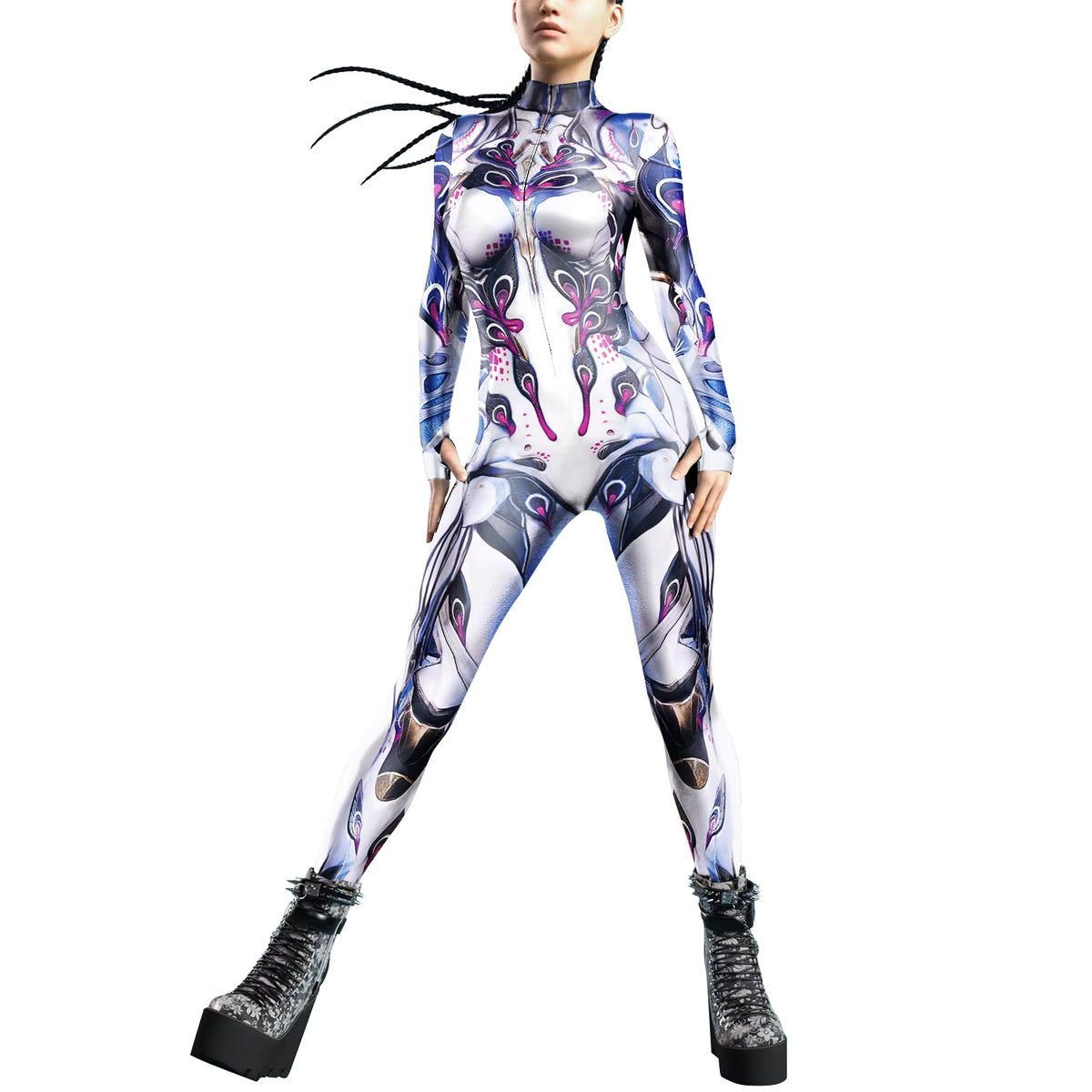 Women's Jumpsuit Futuristic Punk Style 8