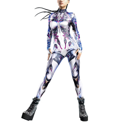 Women's Jumpsuit Futuristic Punk Style 8