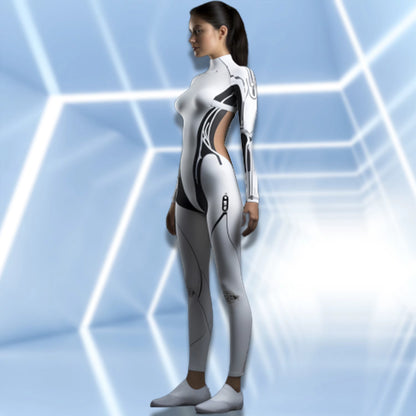 Women's Jumpsuit Futuristic Robot Print Cosplay Design 6