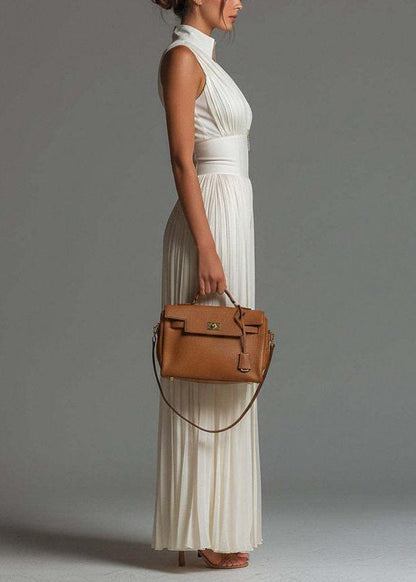 Women's Jumpsuit Sleeveless Zip-Up with Textured Print 1