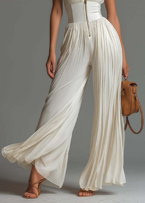 Women's Jumpsuit Sleeveless Zip-Up with Textured Print 3