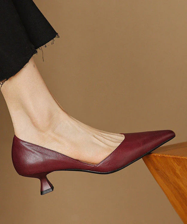 Women's Kitten Heel Pointed Toe Pumps 3