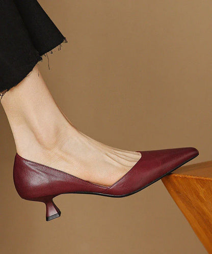 Women's Kitten Heel Pointed Toe Pumps 3