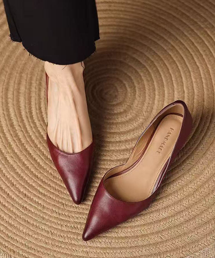 Women's Kitten Heel Pointed Toe Pumps 4