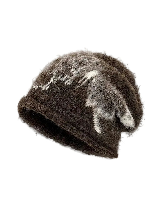 Women's Knit Bonnie Hat Printed Pattern 4