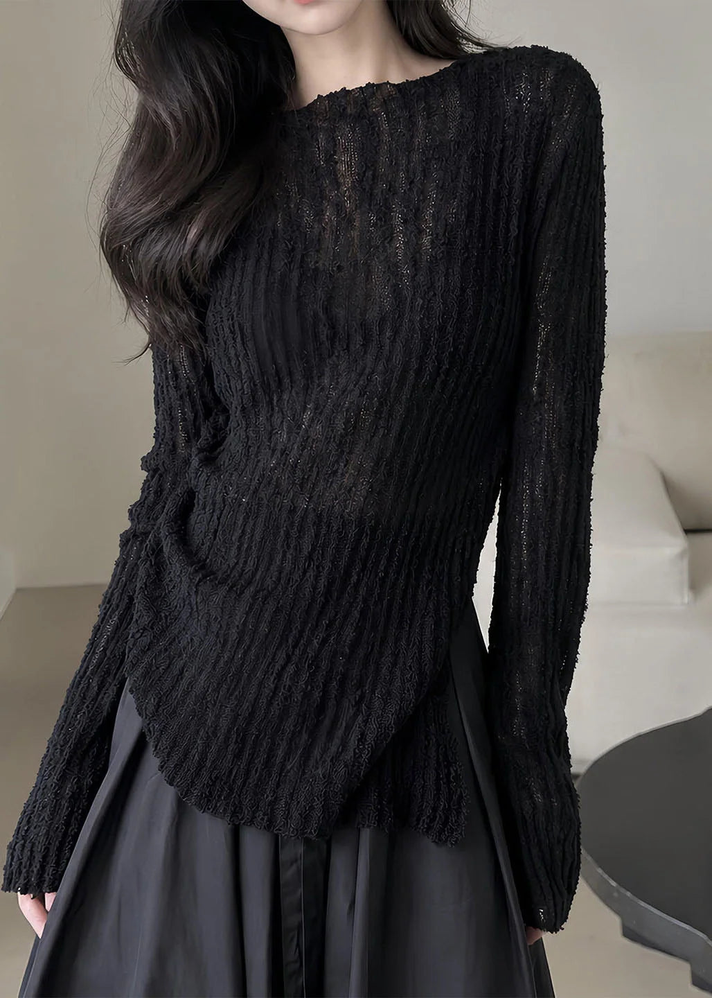 Women's Knit Sweater Slim Fit Long Sleeve 2