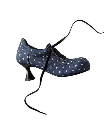 Women's Lace-Up High Heel Shoes Boutique Style 0