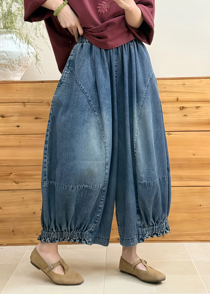 Women's Lantern Pants Patchwork Style 1