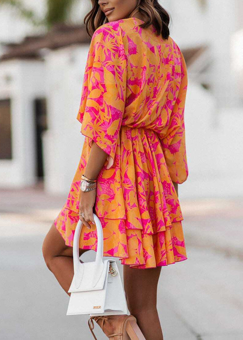Women's Layered Dress Printed Summer Style 3