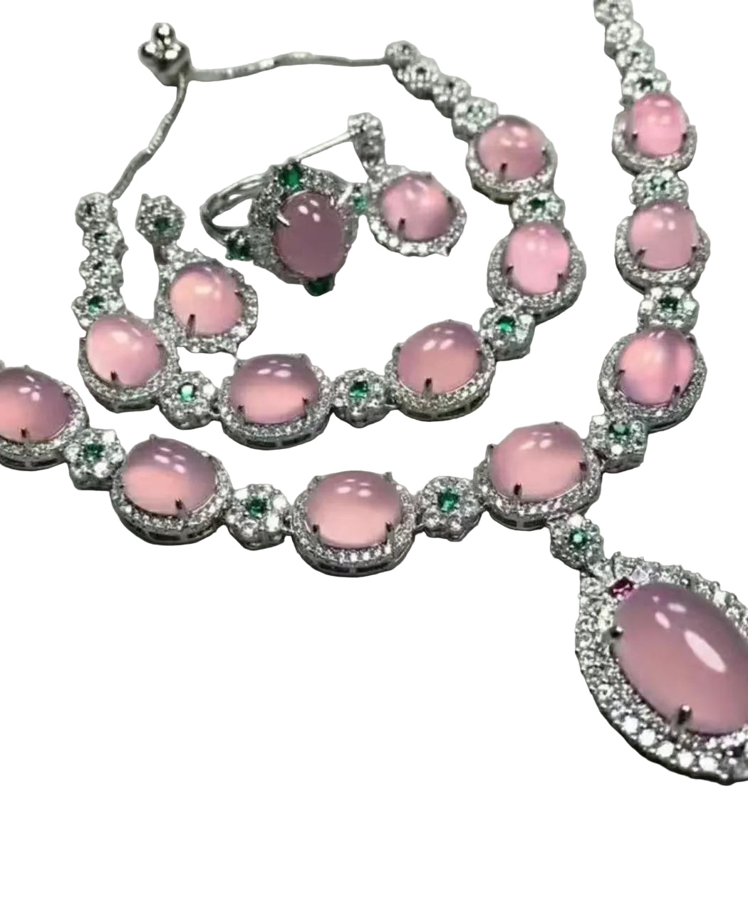 Women's Layered Necklace Set Four-Piece Stylish Design 1