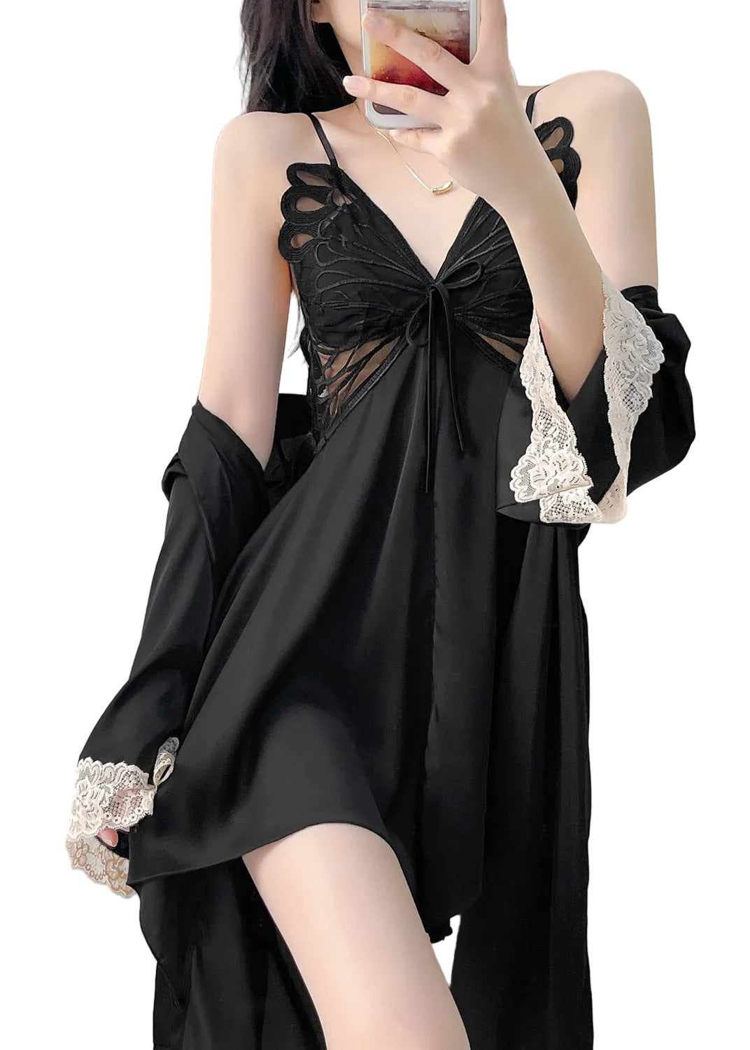 Women's Lingerie Set Butterfly Design 0