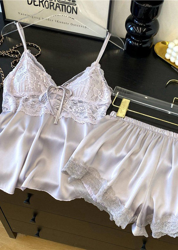 Women's Lingerie Set Lace Patchwork Backless 3