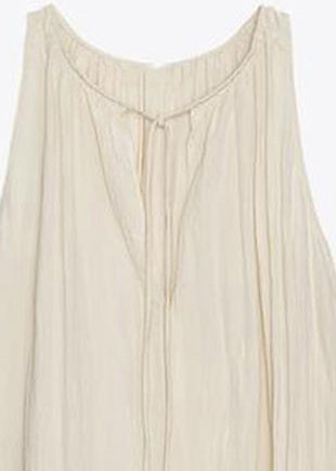 Women's Long Dress Lace-Up Wrinkled Style Summer 3