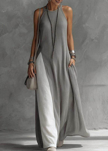 Women's Long Dress Loose Fit Spaghetti Strap 1
