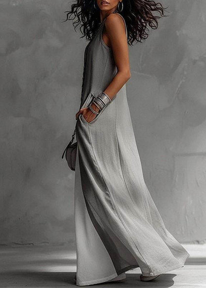 Women's Long Dress Loose Fit Spaghetti Strap 3
