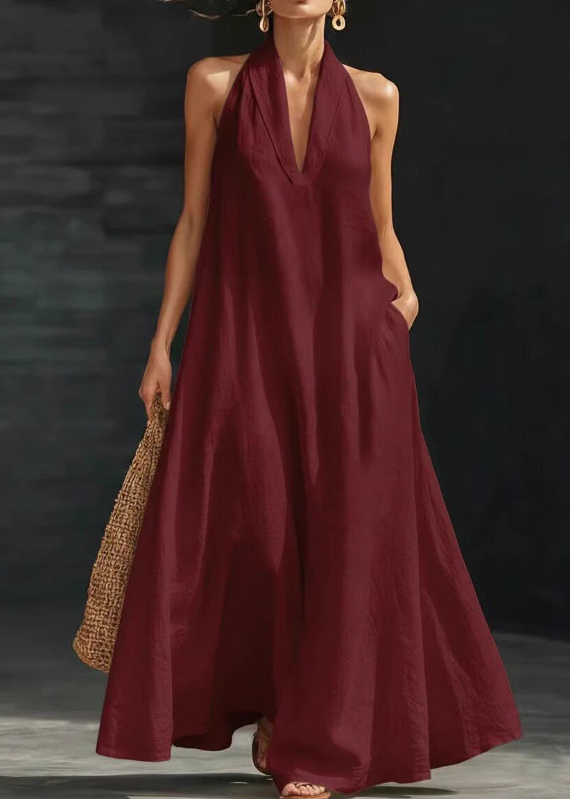 Women's Long Dress Oversized Sleeveless Casual 3
