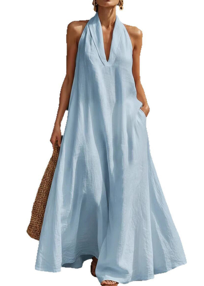 Women's Long Dress Oversized Sleeveless Casual 4