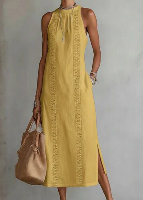 Women's Long Dress Side Open Summer Style 1