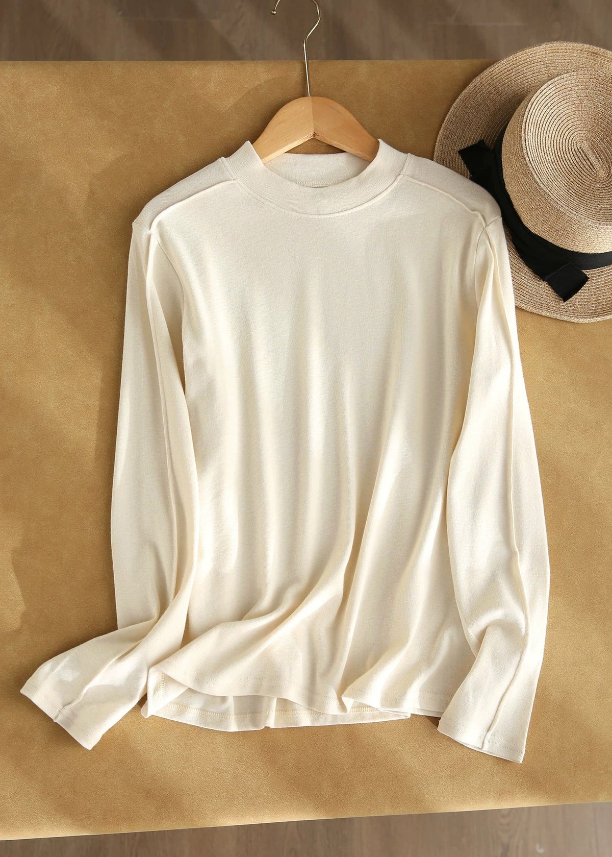 Women's Long Sleeve Patchwork T-Shirt Top 4