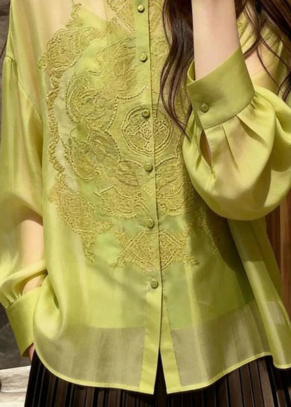 Women's Long Sleeve Shirt Embroidered 3