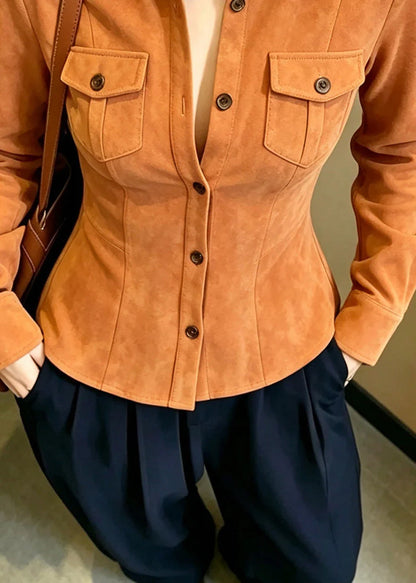 Women's Long Sleeve Shirt Peter Pan Collar 2
