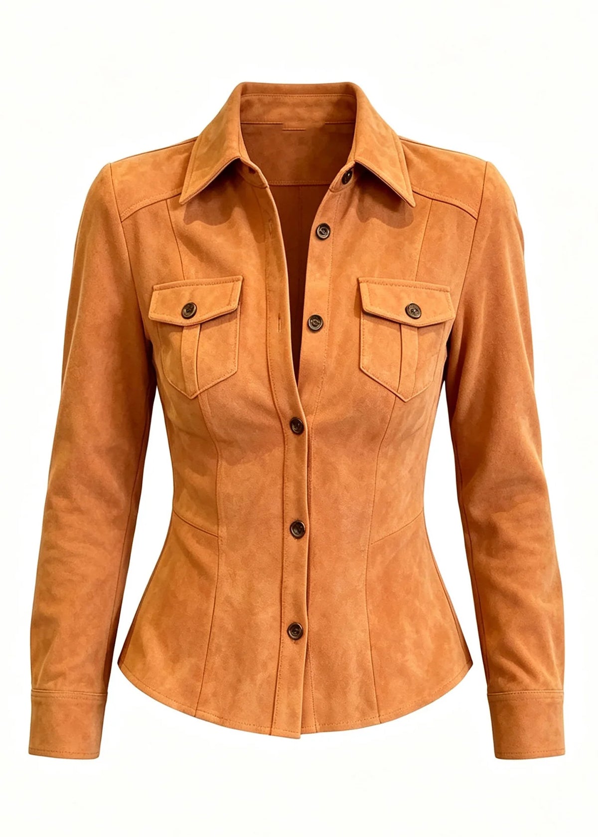 Women's Long Sleeve Shirt Peter Pan Collar 4