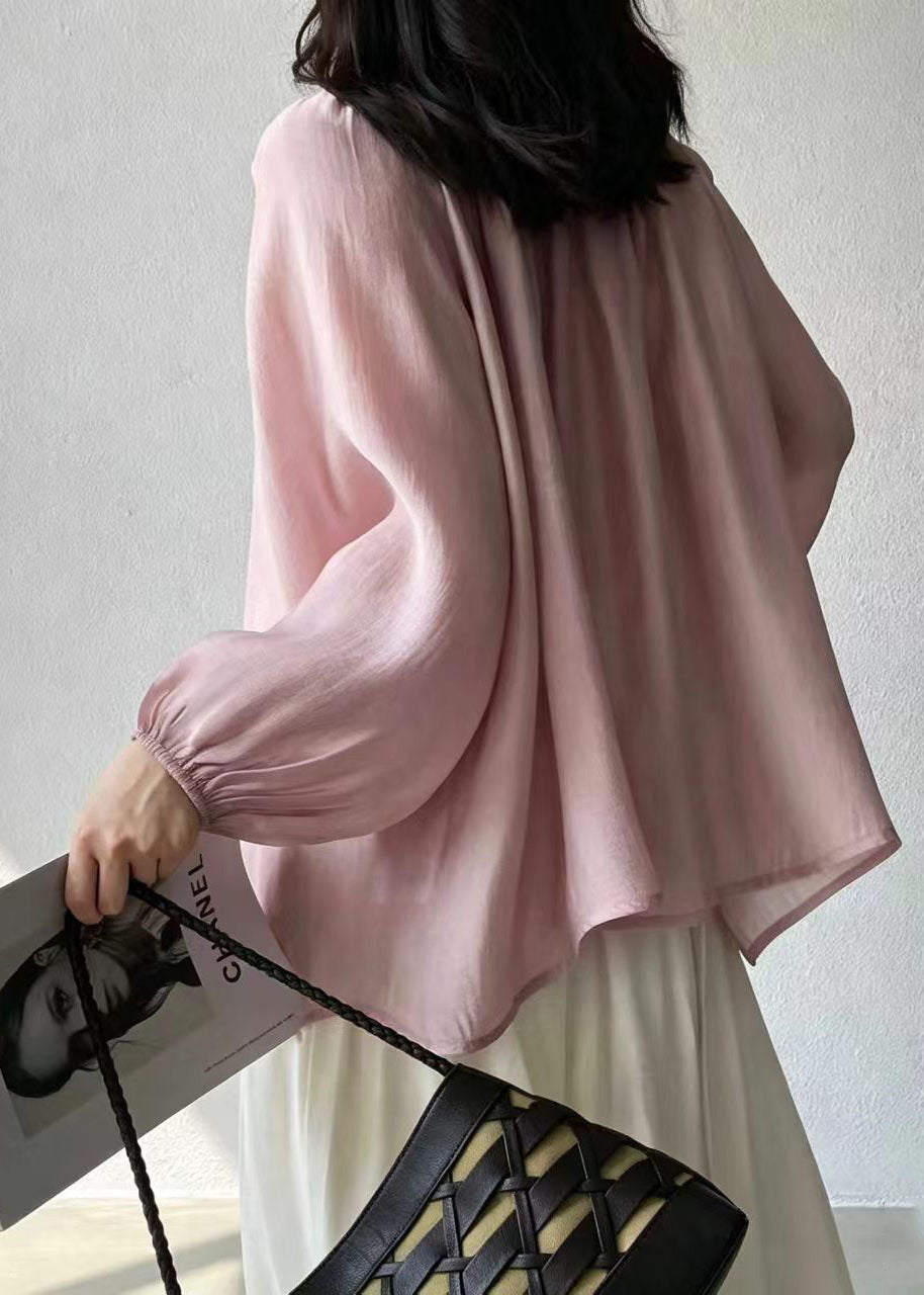 Women's Loose Drawstring Shirt Summer Style 3