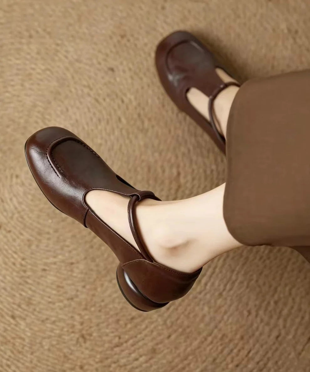 Women's Mary Jane Shoes Low Heel Vintage Style 2