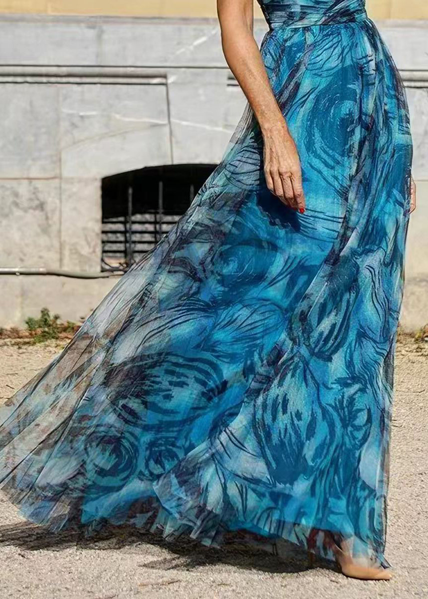 Women's Maxi Dress Bohemian Floral V Neck 3