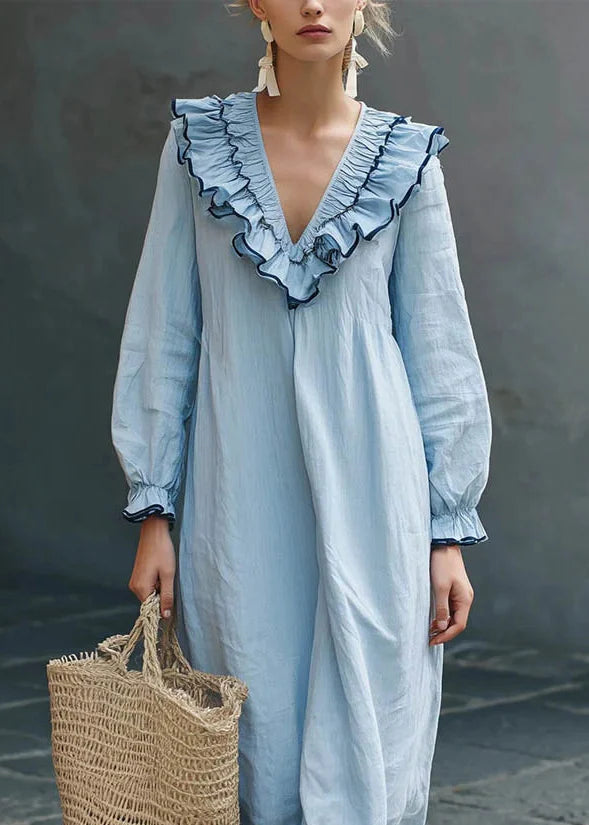 Women’s Maxi Dress Boho Ruffled Party Style 1
