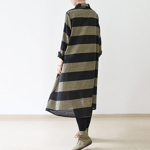 Women's Maxi Dress Casual Striped Caftan 3