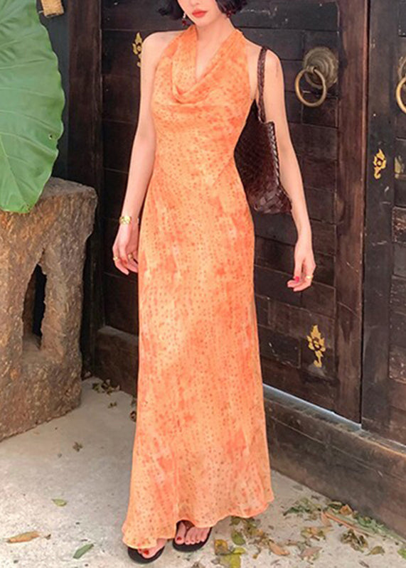 Women's Maxi Dress Cold Shoulder Summer Style 2