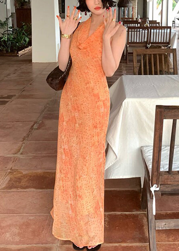 Women's Maxi Dress Cold Shoulder Summer Style 3