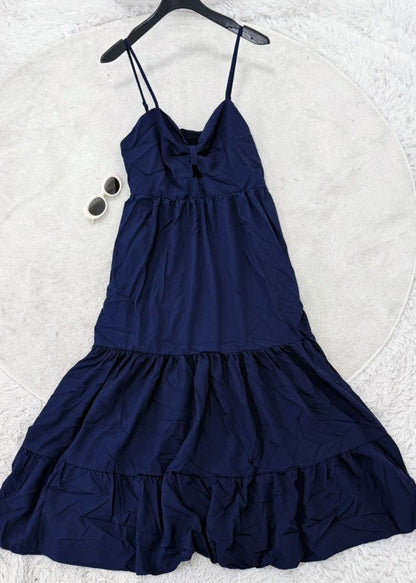 Women's Maxi Dress Fitted Patchwork Sleeveless 1