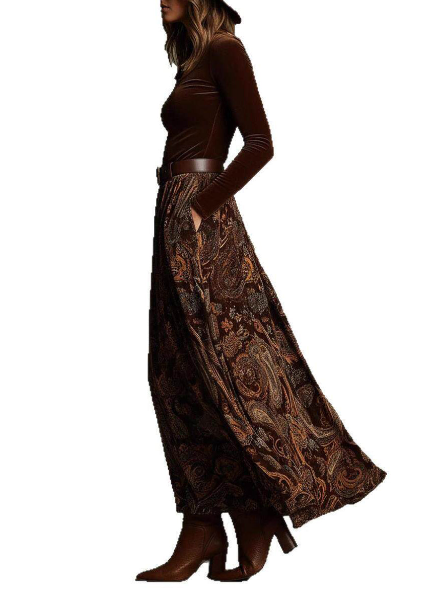 Women's Maxi Dress Patchwork Two-Piece Style 4