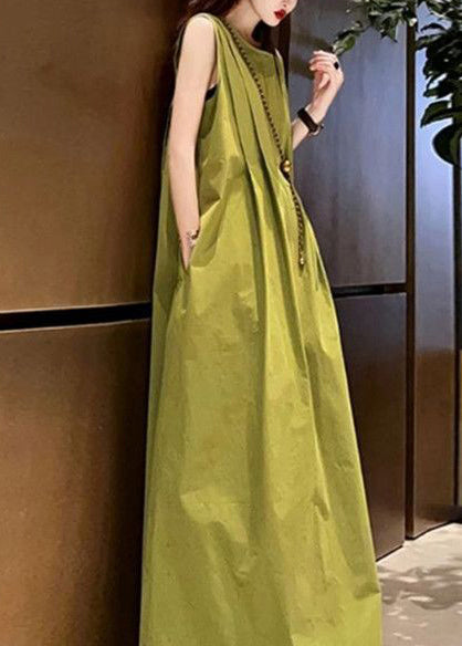 Women's Maxi Dress Sleeveless O-Neck Casual 4