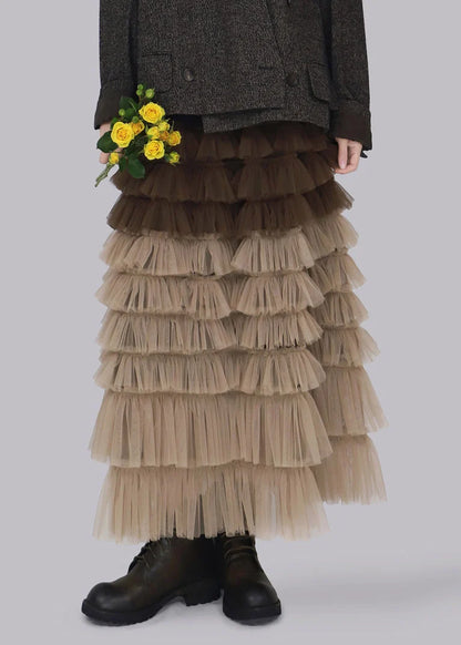 Women's Maxi Skirt Patchwork Design 1