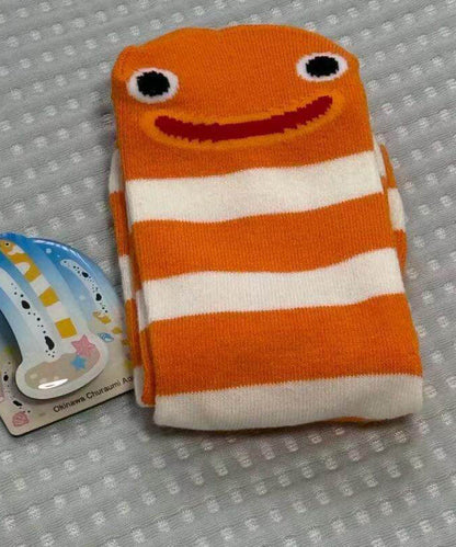 Women’s Mid-Calf Socks Cartoon Striped Style 3