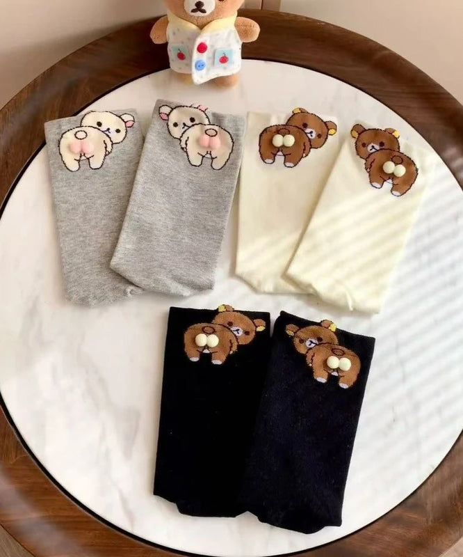 Women's Mid Calf Socks Cartoon Pattern Casual 2